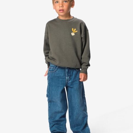 HEMA Kinderjeans regular fit blauw (blauw) | HEMA