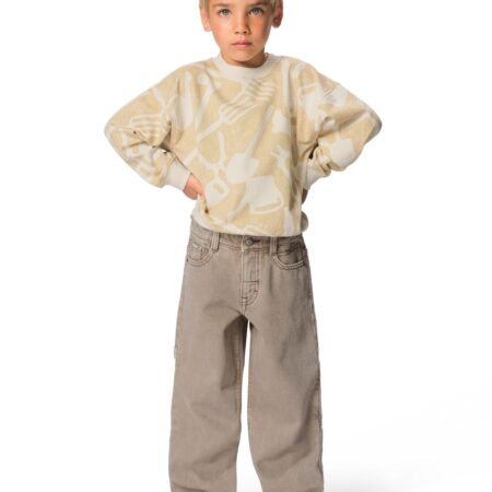 HEMA Kinderjeans regular fit bruin (bruin) | HEMA