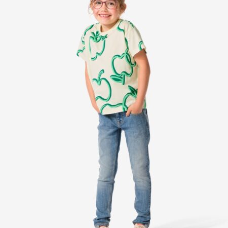 HEMA Kinderjeans skinny fit middenblauw (middenblauw) | HEMA