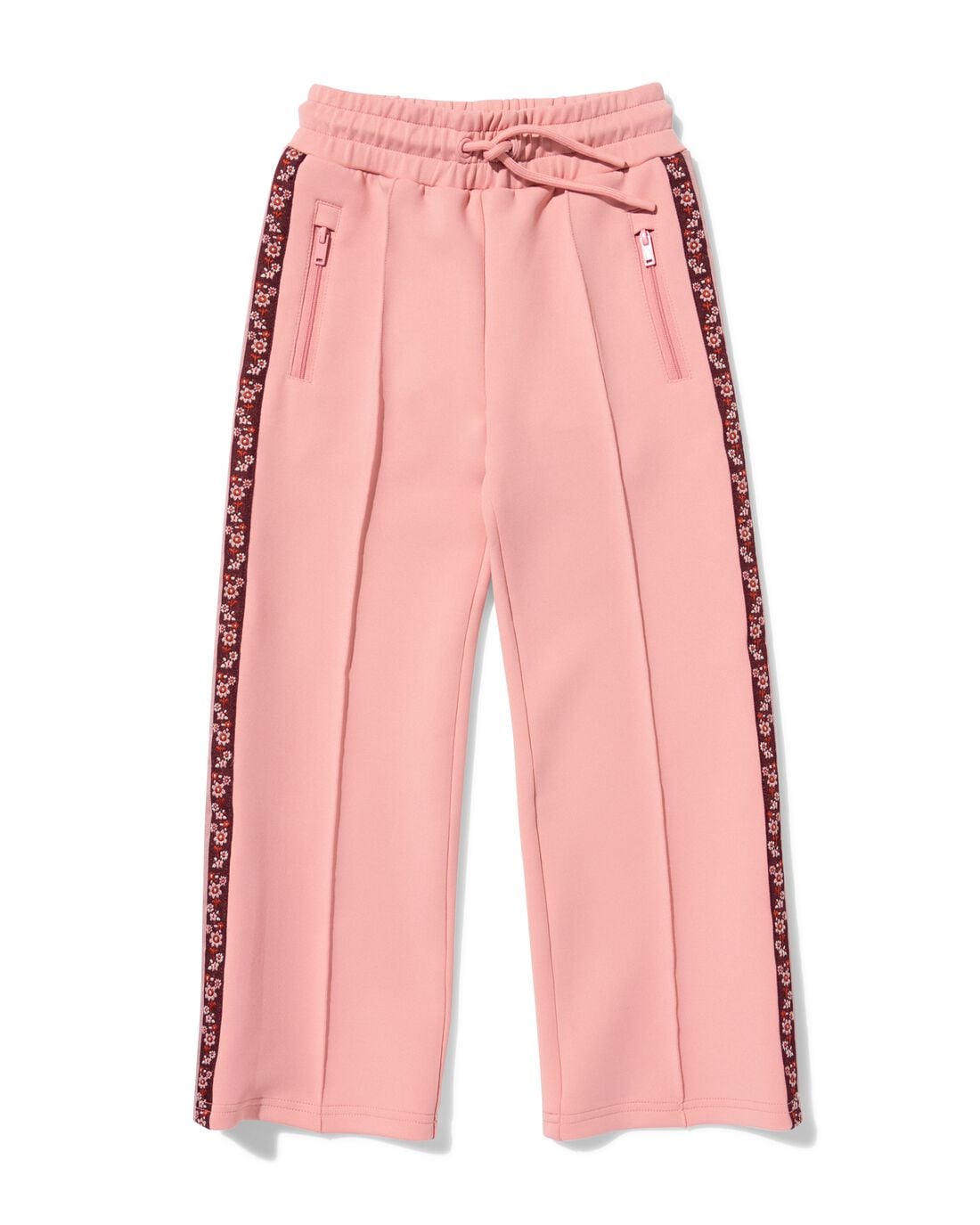 HEMA Kinderjoggingbroek wide fit roze (roze) | HEMA