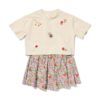 HEMA Kinderkledingset bloemen blauw (blauw) | HEMA