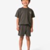 HEMA Kinderkledingset grafisch donkergrijs (donkergrijs) | HEMA