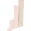 HEMA Kindermaillot structuur - 2 stuks lichtroze (lichtroze) | HEMA