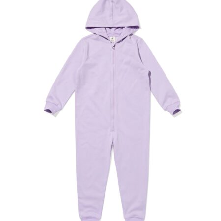 HEMA Kinderonesie sweatstof lila (lila) | HEMA