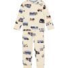 HEMA Kinderpyjama auto gebroken wit (gebroken wit) | HEMA