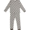 HEMA Kinderpyjama blokken grijs (grijs) | HEMA
