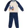 HEMA Kinderpyjama fleece tractor gebroken wit (gebroken wit) | HEMA