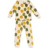 HEMA Kinderpyjama velours dieren gebroken wit (gebroken wit) | HEMA