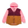 Kinderregenjas kleurblokken roze
