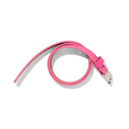 HEMA Kinderriem 1.8cm hartjes roze (roze) | HEMA