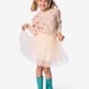 HEMA Kinderrok wijd mesh lichtroze (lichtroze) | HEMA