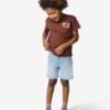 HEMA Kindershort regular fit lichtblauw (lichtblauw) | HEMA