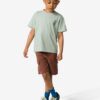 HEMA Kindershort regular fit mousseline bruin (bruin) | HEMA