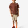 HEMA Kindershort regular fit mousseline lichtbruin (lichtbruin) | HEMA