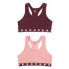 HEMA Kindertops hartjes - 2 stuks bruin (bruin) | HEMA