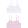 HEMA Kindertops naadloos rib - 2 stuks lichtpaars (lichtpaars) | HEMA