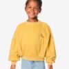 HEMA Kindertrui sweatstof eten mosterdgeel (mosterdgeel) | HEMA