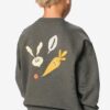 HEMA Kindertrui sweatstof groenten grijs (grijs) | HEMA