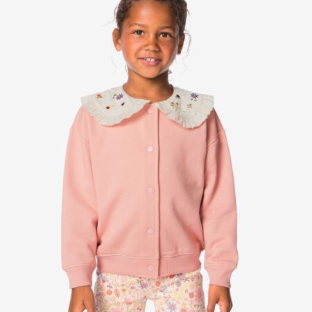 HEMA Kindervest bloemen roze (roze) | HEMA