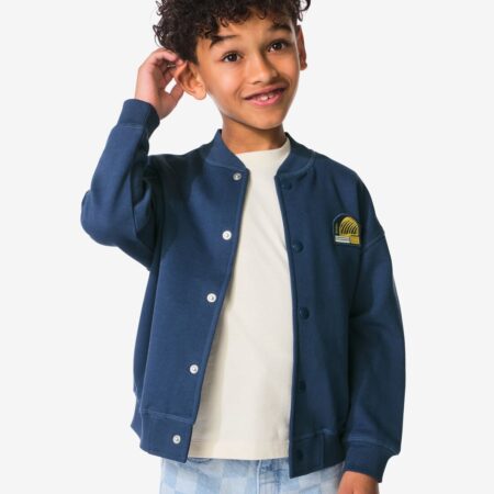 HEMA Kindervest bomber blauw (blauw) | HEMA
