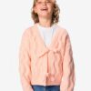 HEMA Kindervest gebreid roze (roze) | HEMA