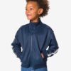 Kindervest sweat cardigan donkerblauw