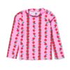 Kinderzwemshirt UPF40+ fruit roze