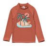 HEMA Kinderzwemshirt UPF40+ palmbomen bruin (bruin) | HEMA