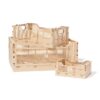 HEMA Klapkrat letterbord recycled beige (beige) | HEMA