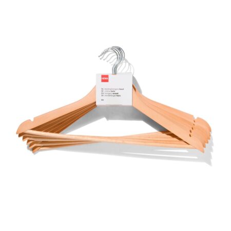 HEMA Kledinghangers hout - 6 stuks | HEMA