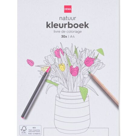 HEMA Kleurboek A4 natuur | HEMA