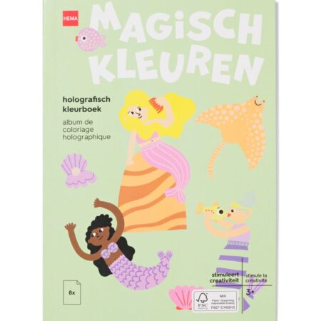 HEMA Kleurboek A5 zeemeerminnen | HEMA