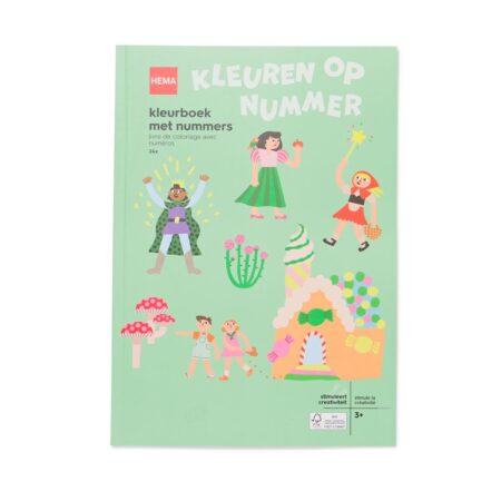 HEMA Kleuren op nummer 29.5x21cm sprookjes | HEMA