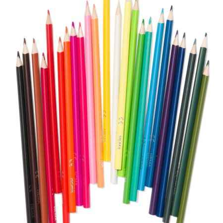 HEMA Kleurpotloden driehoekig - 24 stuks | HEMA