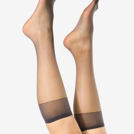 HEMA Kniekousen antiladder 15 denier mat - 2 paar antraciet (antraciet) | HEMA