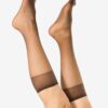 HEMA Kniekousen antiladder 15 denier mat - 2 paar bruin (bruin) | HEMA
