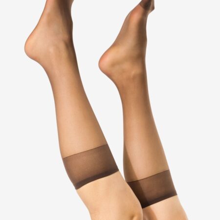 HEMA Kniekousen antiladder 15 denier mat - 2 paar bruin (bruin) | HEMA