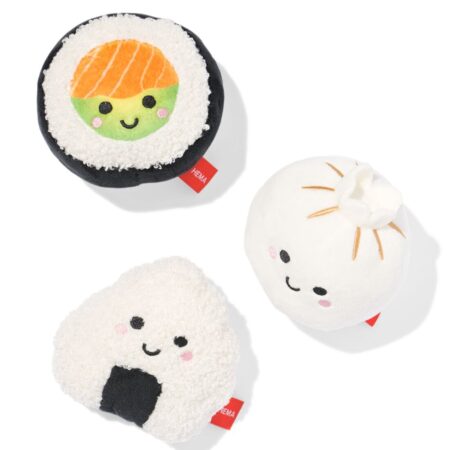HEMA Knuffel 9x3.5x6.5cm sushi (multicolor) | HEMA