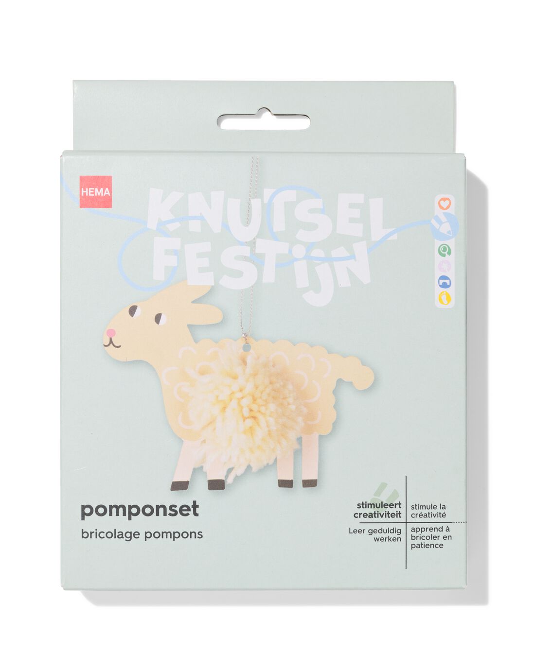 HEMA Knutselpakket pompomset schaap | HEMA
