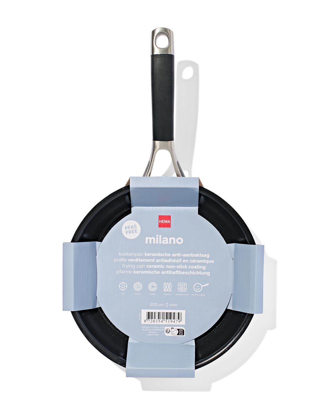 HEMA Koekenpan Ø20cm Milano PFAS-vrij (metaal) | HEMA