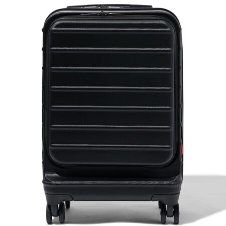 HEMA Koffer met voorvak ABS 35x25x55 zwart | HEMA