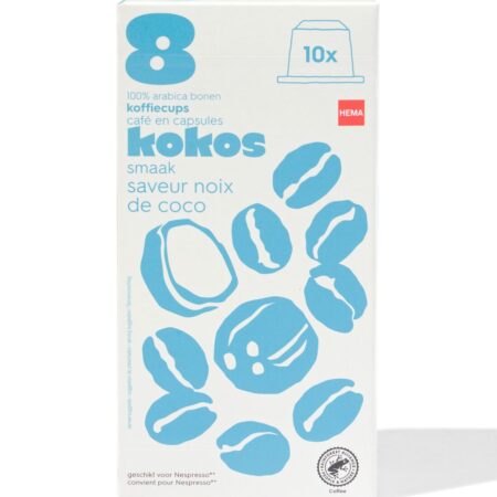 HEMA Koffiecapsules kokos - 10 stuks | HEMA
