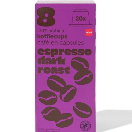 HEMA Koffiecups espresso dark roast - 20 stuks | HEMA