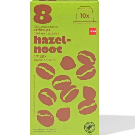HEMA Koffiecups hazelnoot - 10 stuks | HEMA