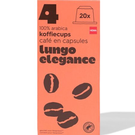 HEMA Koffiecups lungo elegance - 20 stuks | HEMA