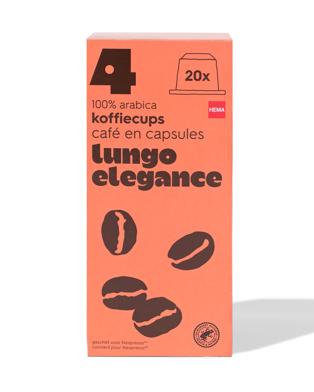 HEMA Koffiecups lungo elegance - 20 stuks | HEMA
