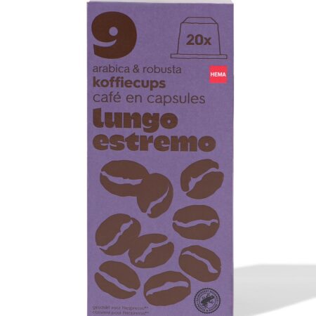 HEMA Koffiecups lungo estremo - 20 stuks | HEMA