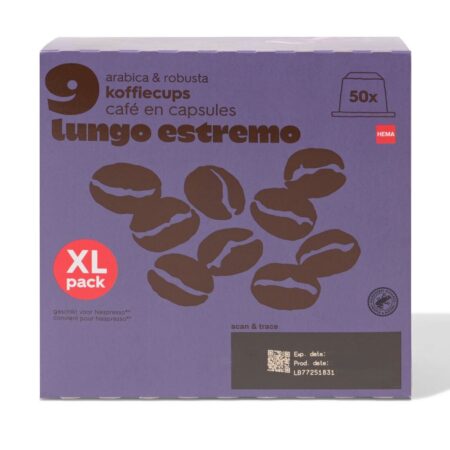 HEMA Koffiecups lungo estremo - 50 stuks | HEMA