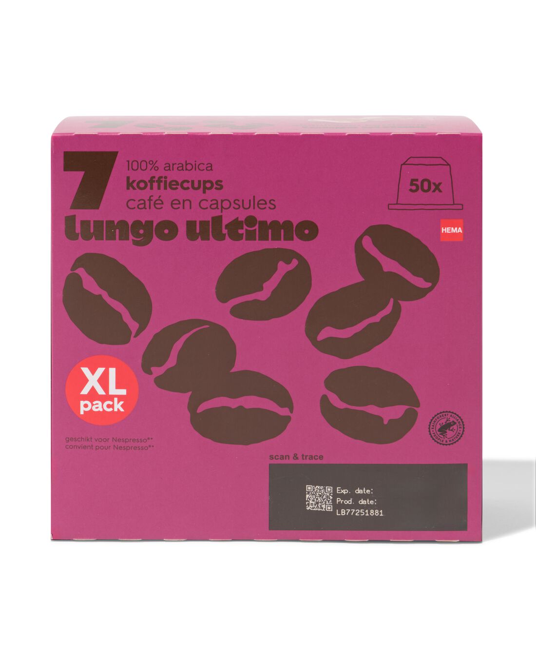 HEMA Koffiecups lungo ultimo - 50 stuks | HEMA