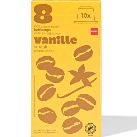 HEMA Koffiecups vanille - 10 stuks | HEMA